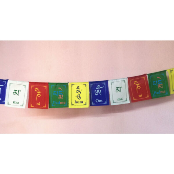 Tibetan Prayer Flag for Car, Bike & D'cor- (Size-Small)