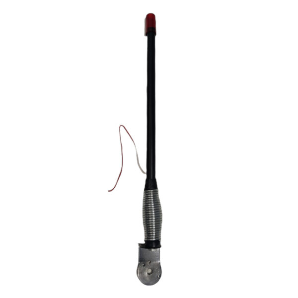 Flag Rod with LED 30 cm.- Black