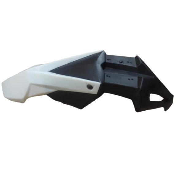 Offroad Mudguard (Small)- Black/ White