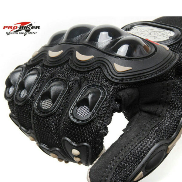 Pro- Biker Full Gloves- Black