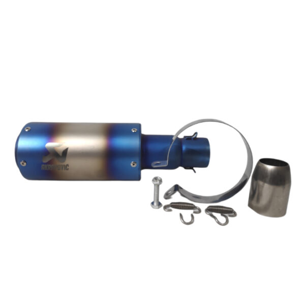 Exhaust Brush Steel/ Blue Akra Type