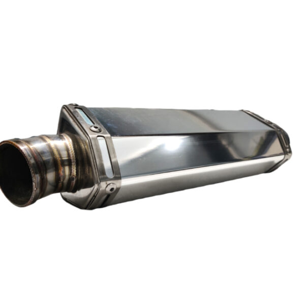 Exhaust Hexagon Shape Chrome Finish