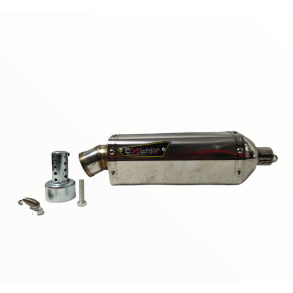 Exhaust Coolmo V Shape with DB Killer Silver