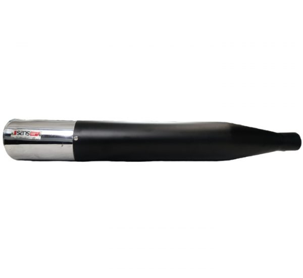 Exhaust Sans Fatboy Ceramic Wool Matt Black/ Chrome