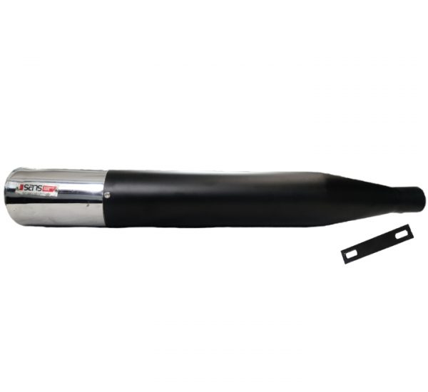 Exhaust Sans Fatboy Ceramic Wool Matt Black/ Chrome - Image 2