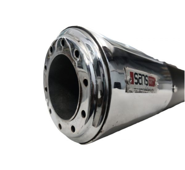 Exhaust Sans Fatboy Ceramic Wool Matt Black/ Chrome - Image 3