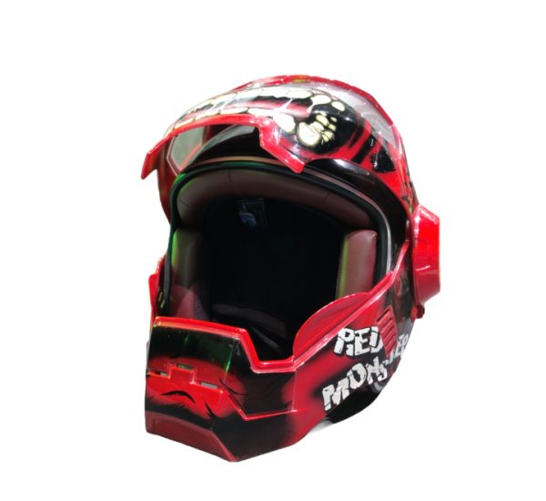 Masei Iron Man Red Helmet - Image 2