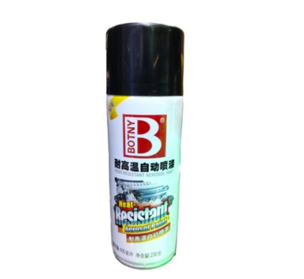 Botny Spray Heat Resistant Paint heat proof (250 C) 230 ml.- Silver