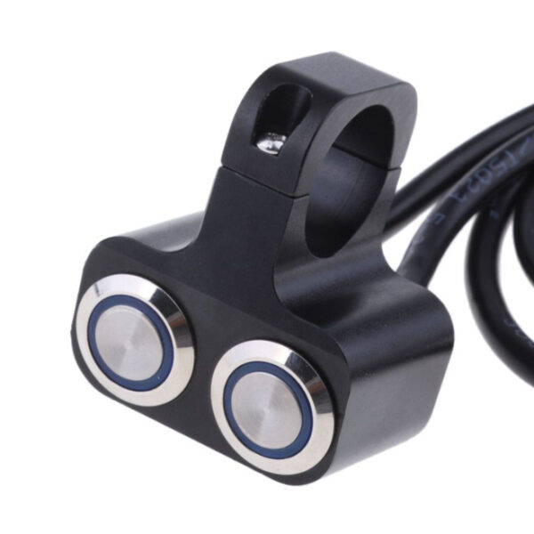 Dual CNC Switch Chrome Finish for Handle Mount