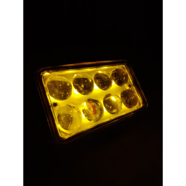 HJG Fog Light 8 LED Projector Type 24 W- Yellow
