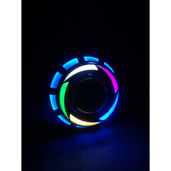 LED Headlight Projector Lens HD-08- Rainbow/Blue/Blue
