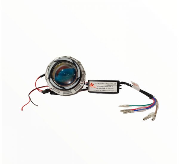 LED Headlight Projector Lens HD-08- Rainbow/Blue/Blue - Image 3