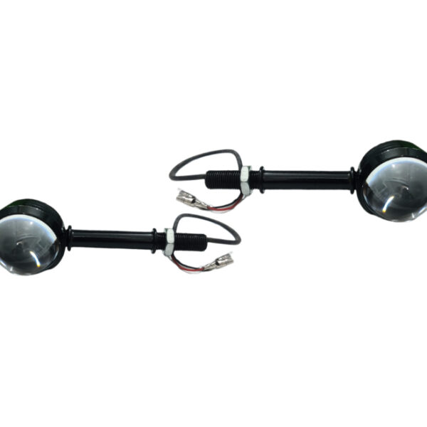 LED Indicator Metal Projector Type for Universal Motorcycle (Set of 2)