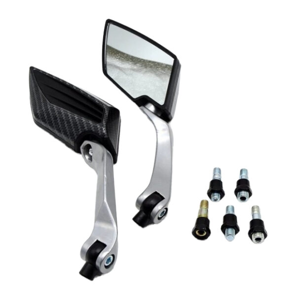 Jireh Yoke Mirror Carbon Silver (Set of 2)
