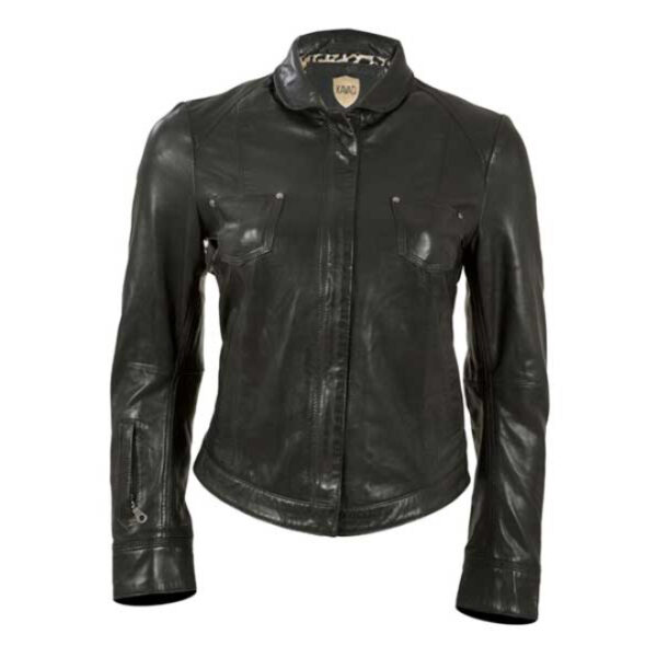 Kavaci Groove Black Women's Leather Jacket
