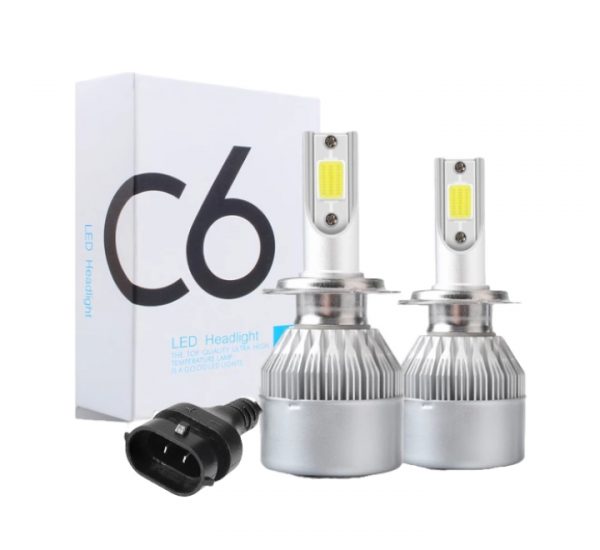 LED Headlight Bulb C6 H11 (Set of 2)