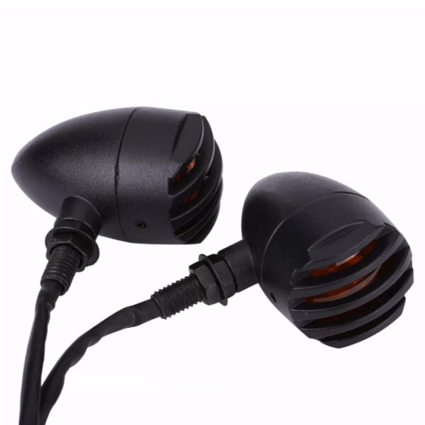 LED Indicator Magazi Metal Grill Type for Universal Motorcycle (Set of 2)