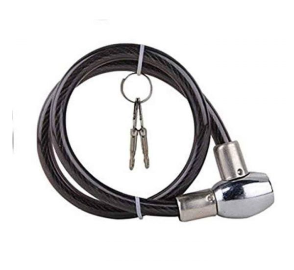 Cable Lock with 2 Keys for Bike, Bicycle