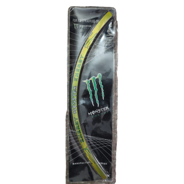 Rim Sticker Monster- Green