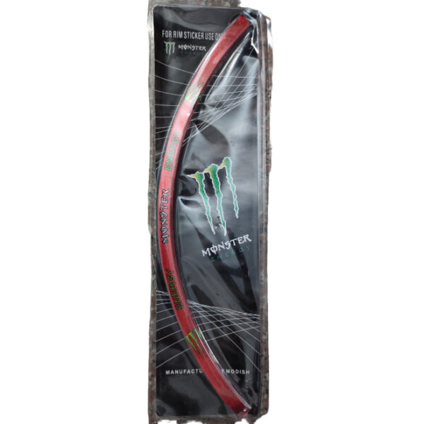 Rim Sticker Monster- Red