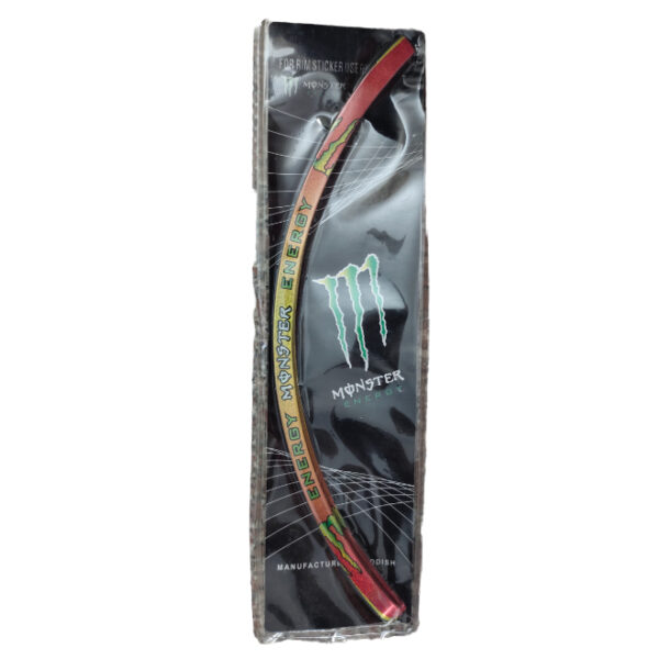 Rim Sticker Monster- Green/ Red