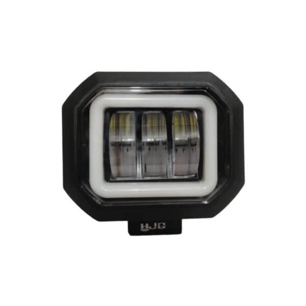 HJG Fog Light 3 LED with White DRL Projector Type 30 W Square