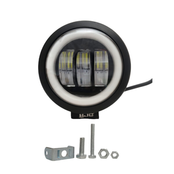 HJG Fog Light 2 LED with Red DRL Projector Type 30 W Round