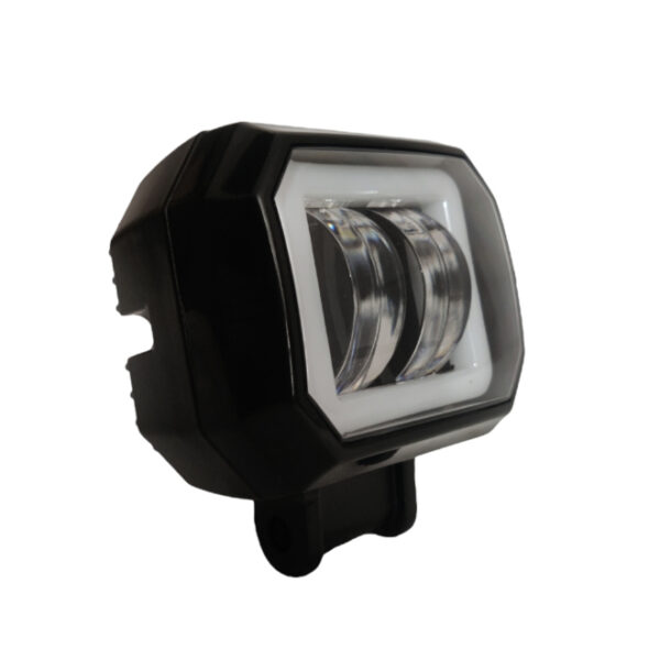 HJG Fog Light 2 LED with White DRL Projector Type 20 W Square
