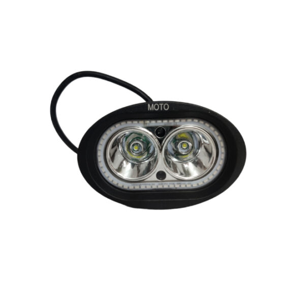 MotoCare Fog Light 2 LED with DRL Multicolour
