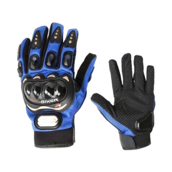 Pro- Biker Full Gloves- Blue
