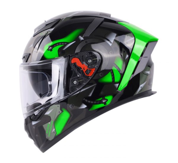 Ignyte IGN4 Goos Gloss Black- Green Helmet