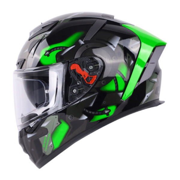Ignyte IGN4 Goos Gloss Black- Green Helmet