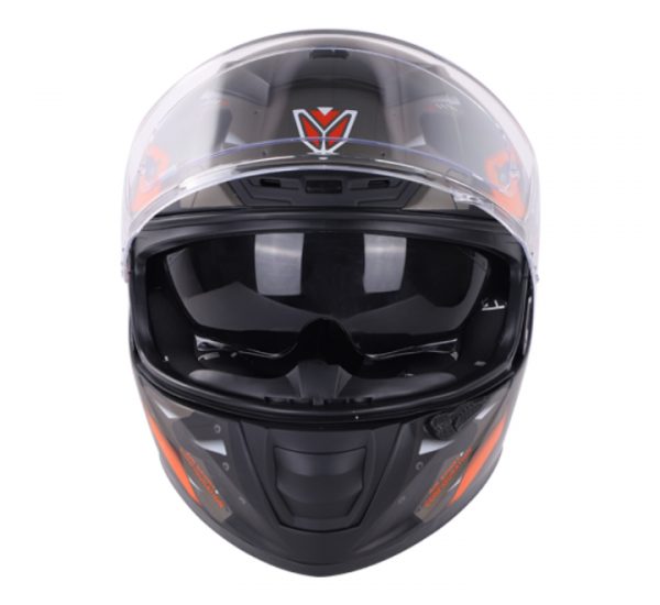 Ignyte IGN4 Goos Matt Black- Orange Helmet - Image 3