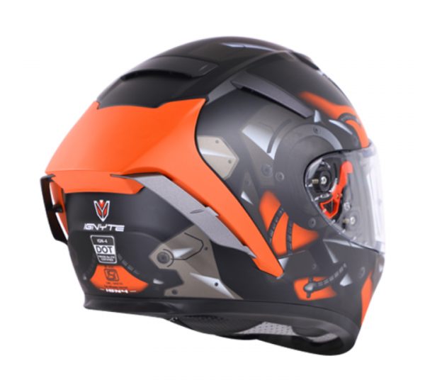 Ignyte IGN4 Goos Matt Black- Orange Helmet - Image 5