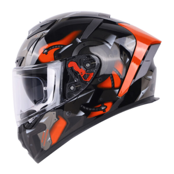 Ignyte IGN4 Goos Gloss Black- Orange Helmet
