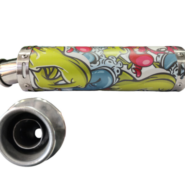 Exhaust Sports Round Anime Print Multi Colour