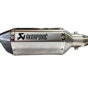 Exhaust Sports Triangular Chrome Finish Carbon Tip with DB Killer