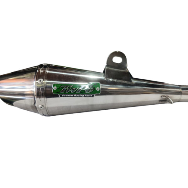 Exhaust Sports Twpo Dolphin Chrome Finish