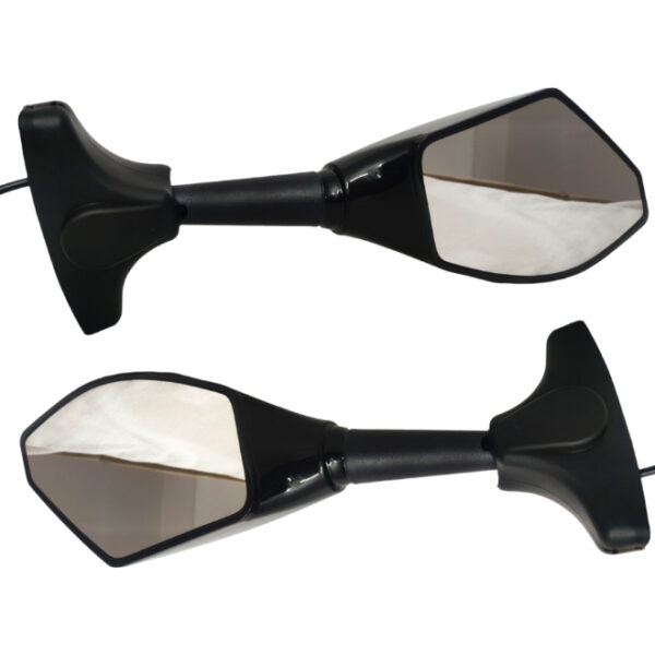 Fairing Rear View Mirror with Indicator- Black (Set of 2)