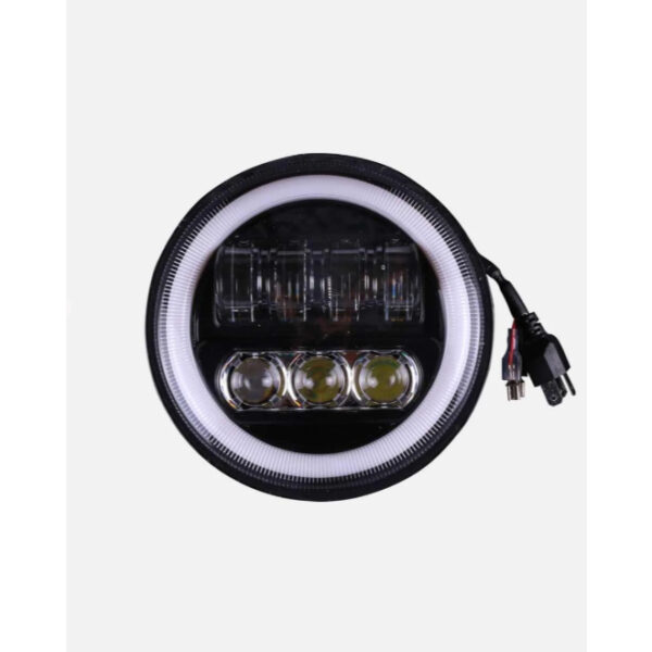 HJG Headlight Assembly Jawa with DRL (6 Inches)