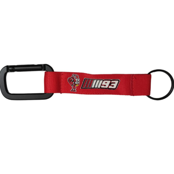 D Hook Small Keychain 93 Red
