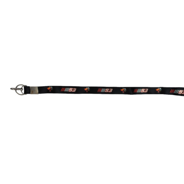 Fabric Lanyard/ Long Keychain 93MM Black