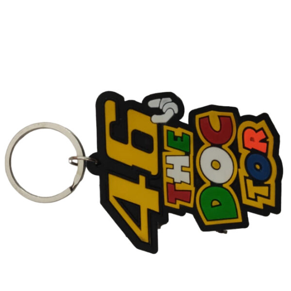 Rubber Keychain Single Side Design 46 The Doctor