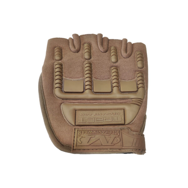 Meganix Half Gloves- Khaki