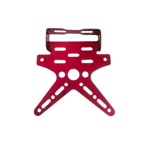 Tail Tidy X Grip Number Plate Holder- Red