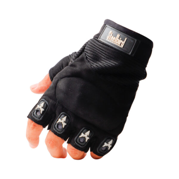 Steelbird Half Finger Riding Gloves