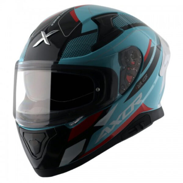 Axor Apex Turbine Hex Helmet (Blue-Red)