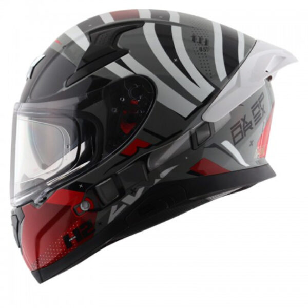 Axor Apex Hex 2 Cool Grey Red Helmet