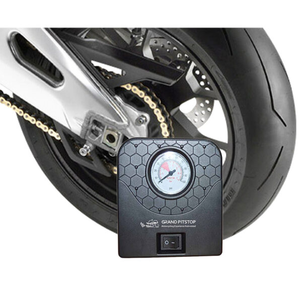Grand PitStop Electric Tyre Inflator with Dual Connecting Port- Air compressor pump for Car and Motorcycle