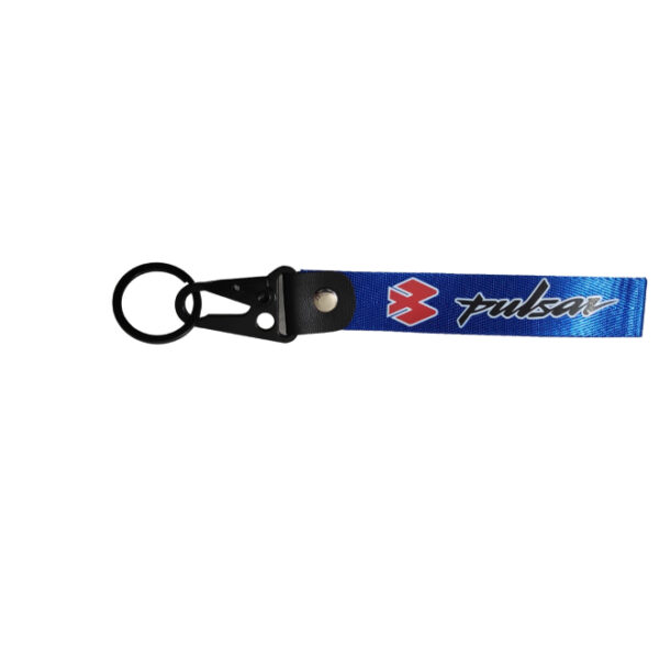D Hook Wrist Keychain Long Pulsar Blue